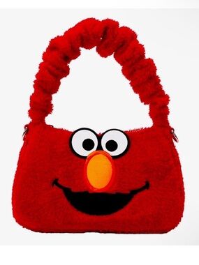Loungefly Red Plush Character Shoulder Bag with Orange Nose